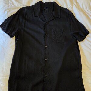 Express Viscose Camp Collar Shirt